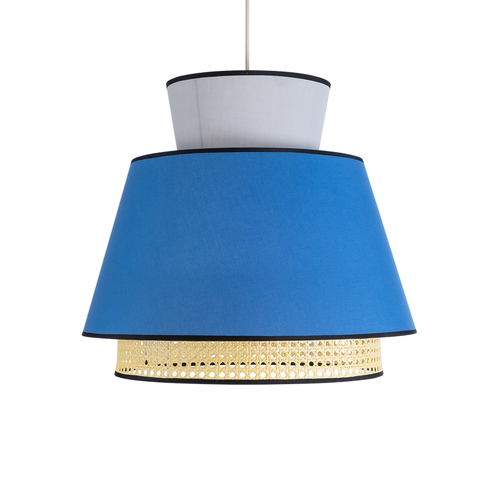 GLOBOSTAR® SAIGE 01918 Boho Κρεμαστό Φωτιστικό Οροφής με Ντουί 1 x E27 AC 220-240V IP20 - Πολύχρωμο - Μ50 x Π50 x Υ45cm