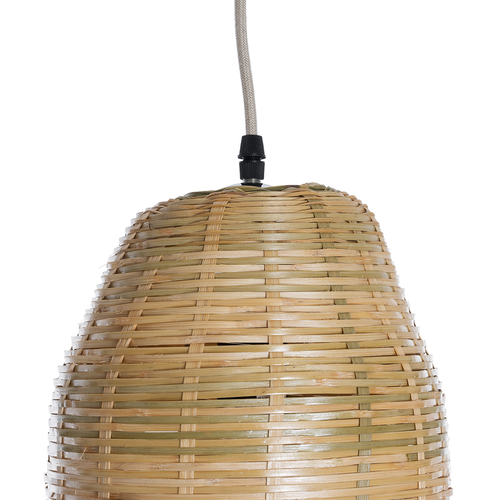 GLOBOSTAR® WAIKIKI 02350 Boho Κρεμαστό Φωτιστικό Οροφής με Ντουί 1 x E27 AC 220-240V IP20 - Μπεζ - Μ20 x Π20 x Υ80cm