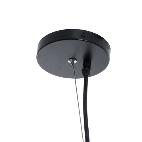 GLOBOSTAR® KENTUCKY 01912 Vintage Κρεμαστό Φωτιστικό Οροφής με Ντουί 1 x E27 AC 220-240V IP20 - Μαύρο - Μ60 x Π60 x Υ70cm