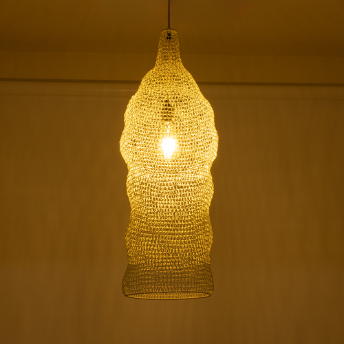 GLOBOSTAR® KENTUCKY 01904 Vintage Κρεμαστό Φωτιστικό Οροφής με Ντουί 1 x E27 AC 220-240V IP20 - Λευκό - Μ30 x Π30 x Y80cm