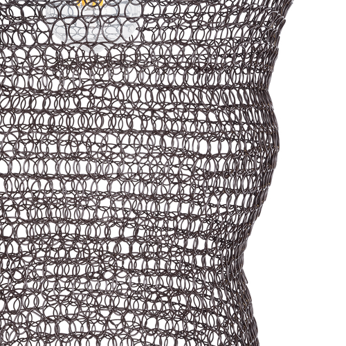 GLOBOSTAR® KENTUCKY 01905 Vintage Κρεμαστό Φωτιστικό Οροφής με Ντουί 1 x E27 AC 220-240V IP20 - Καφέ - Μ30 x Π30 x Y80cm