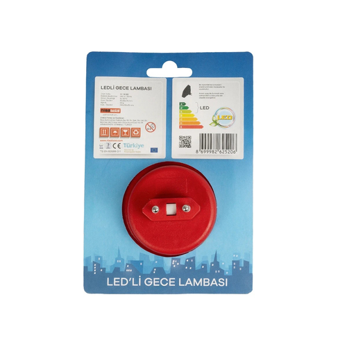 GloboStar® KIDDO 202-0006 Παιδικό Φωτιστικό Νυκτός LED 1W 95lm 120° AC220-240V IP20 Ψυχρό Λευκό 6000K -Μ5.5 x Π5.5 x Υ8cm - 2 Χρόνια Εγγύηση