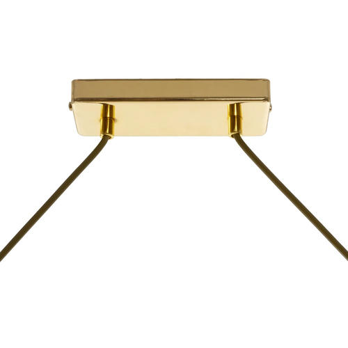 GLOBOSTAR® LATTICE 203-0019 Μοντέρνο Κρεμαστό Φωτιστικό Οροφής με Ντουί 4 x E27 AC 220-240V IP20 - Χρυσό - Μ78 x Π15 x Υ81cm