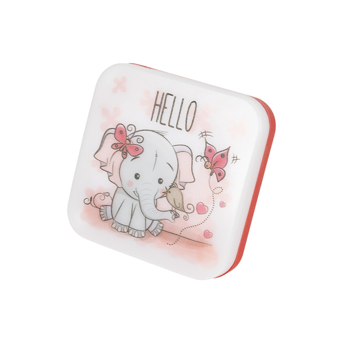 GloboStar® KIDDO 202-0001 Παιδικό Φωτιστικό Νυκτός LED 1W 95lm 120° AC220-240V IP20 Ψυχρό Λευκό 6000K - M5.5 x Π5.5 x Υ8cm - 2 Χρόνια Εγγύηση