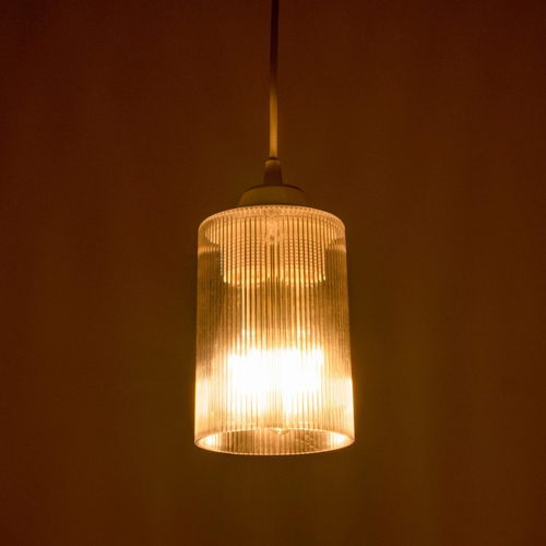 GLOBOSTAR® TORUS 203-0064 Μοντέρνο Κρεμαστό Φωτιστικό Οροφής με Ντουί 1 x E27 AC 220-240V IP20 - Λευκό - Μ10.5 x Π10.5 x Υ18.5cm