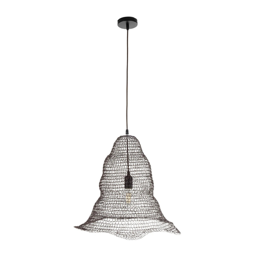 GLOBOSTAR® KENTUCKY 01890 Vintage Κρεμαστό Φωτιστικό Οροφής με Ντουί 1 x E27 AC 220-240V IP20 - Καφέ - Μ50 x Π50 x Υ48cm