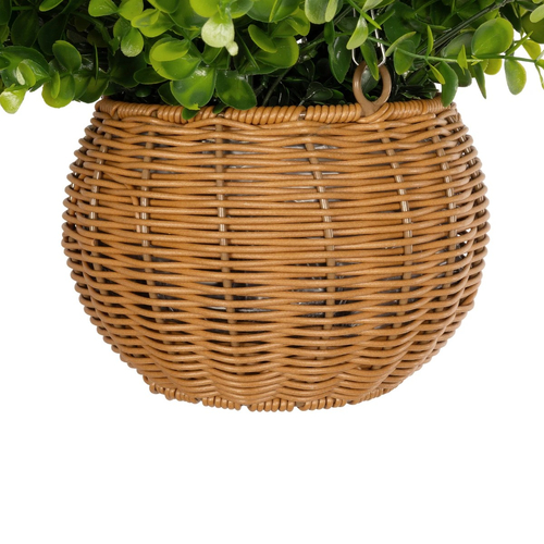 GloboStar® Artificial Garden EUCALYPTUS HANGING PLANT 20640 Τεχνητό Κρεμαστό Διακοσμητικό Φυτό Φτέρης Π45 x Μ45 x Y30cm