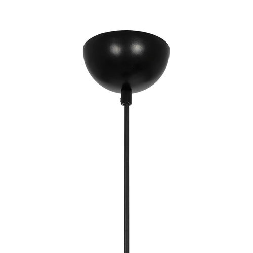 GLOBOSTAR® CORTE 206-0028 Μοντέρνο Κρεμαστό Φωτιστικό Οροφής με Ντουί 1 x E27 AC 220-240V IP20 - Μαύρο Φιμέ - Μ25 x Π25 x Υ30cm