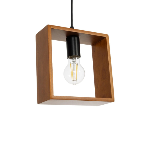 GLOBOSTAR® ELISE 999-0034 Μοντέρνο Κρεμαστό Φωτιστικό Οροφής με Ντουί 3 x E27 AC 220-240V IP20 - Καφέ & Μαύρο - Μ74 x Π9 x Υ40cm