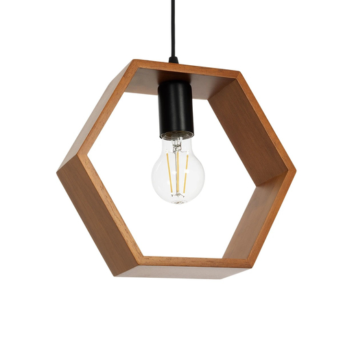 GLOBOSTAR® ELISE 999-0034 Μοντέρνο Κρεμαστό Φωτιστικό Οροφής με Ντουί 3 x E27 AC 220-240V IP20 - Καφέ & Μαύρο - Μ74 x Π9 x Υ40cm