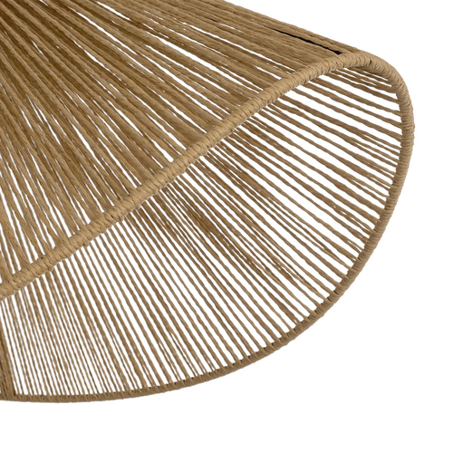 GLOBOSTAR® ECLAIR 205-0031 Boho Κρεμαστό Φωτιστικό Οροφής με Ντουί 1 x E27 AC 220-240V IP20 - Μπεζ - M70 x Π40 x Υ32cm