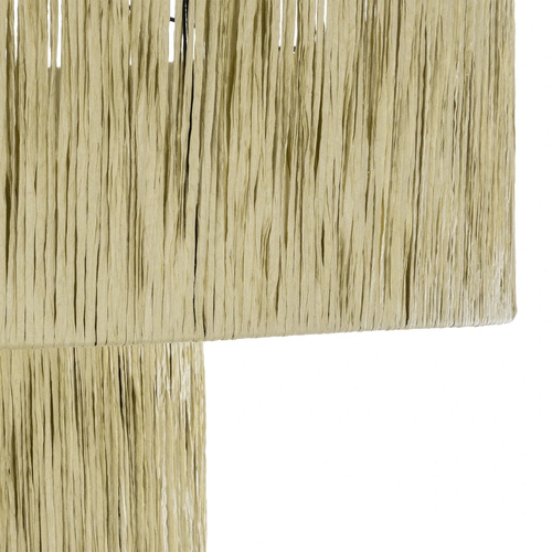 GLOBOSTAR® COROIN 205-0035 Boho Κρεμαστό Φωτιστικό Οροφής με Ντουί 1 x E27 AC 220-240V IP20 - Μπεζ - M70 x Π70 x Υ64cm