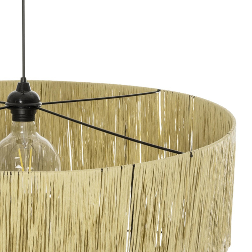 GLOBOSTAR® COROIN 205-0035 Boho Κρεμαστό Φωτιστικό Οροφής με Ντουί 1 x E27 AC 220-240V IP20 - Μπεζ - M70 x Π70 x Υ64cm