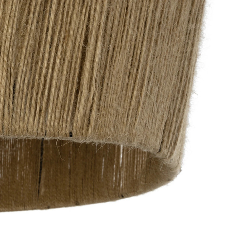 GLOBOSTAR® CONE 205-0058 Boho Κρεμαστό Φωτιστικό Οροφής με Ντουί 1 x E27 AC 220-240V IP20 - Μπεζ - M55 x Π55 x Υ50cm