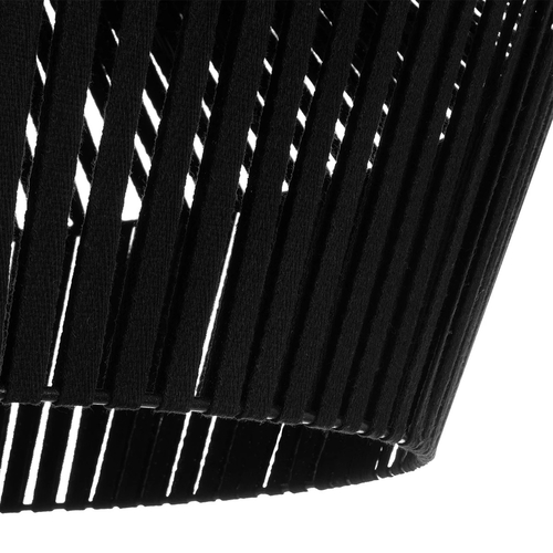 GLOBOSTAR® NUI 205-0062 Boho Κρεμαστό Φωτιστικό Οροφής με Ντουί 1 x E27 AC 220-240V IP20 - Μαύρο - M60 x Π60 x Υ41cm