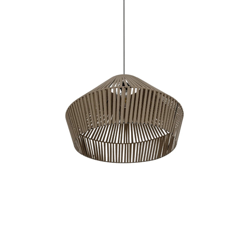 GLOBOSTAR® NUI 205-0068 Boho Κρεμαστό Φωτιστικό Οροφής με Ντουί 1 x E27 AC 220-240V IP20 - Μπεζ - M60 x Π60 x Υ41cm