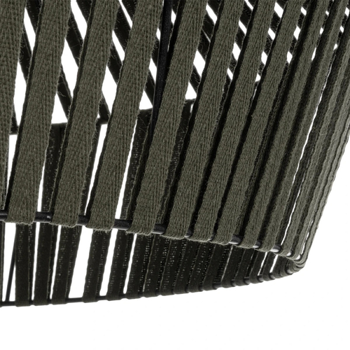 GLOBOSTAR® NUI 205-0070 Boho Κρεμαστό Φωτιστικό Οροφής με Ντουί 1 x E27 AC 220-240V IP20 - Πρασίνο - M60 x Π60 x Υ41cm