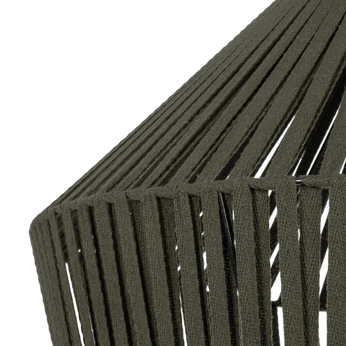 GLOBOSTAR® NUI 205-0070 Boho Κρεμαστό Φωτιστικό Οροφής με Ντουί 1 x E27 AC 220-240V IP20 - Πρασίνο - M60 x Π60 x Υ41cm