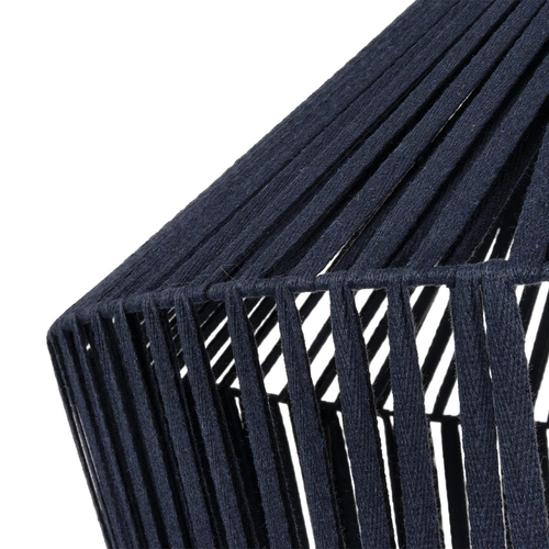 GLOBOSTAR® NUI 205-0072 Boho Κρεμαστό Φωτιστικό Οροφής με Ντουί 1 x E27 AC 220-240V IP20 - Μπλε - M60 x Π60 x Υ41cm