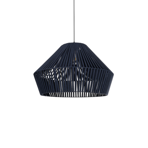 GLOBOSTAR® NUI 205-0072 Boho Κρεμαστό Φωτιστικό Οροφής με Ντουί 1 x E27 AC 220-240V IP20 - Μπλε - M60 x Π60 x Υ41cm