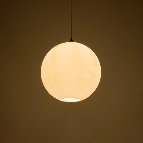 GLOBOSTAR® GABIA 206-0002 Μοντέρνο Κρεμαστό Φωτιστικό Οροφής με Ντουί 1 x E27 AC 220-240V IP20 - Λευκό - Μ40 x Π40 x Υ42cm