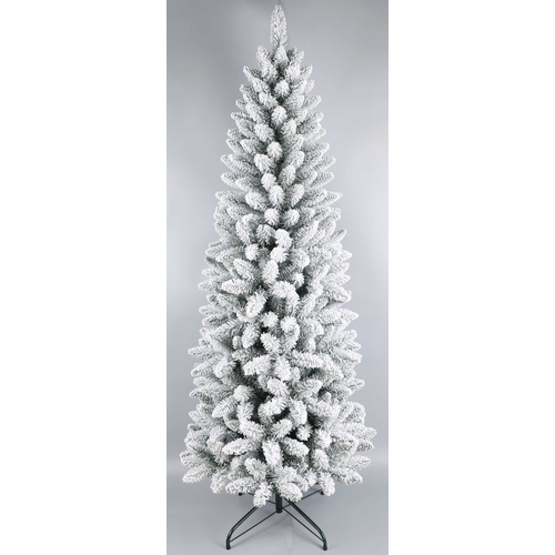 Χριστουγεννιάτικο δέντρο Slim - Χιονισμένο - YR2143 - 763T - 2.1m - 251266