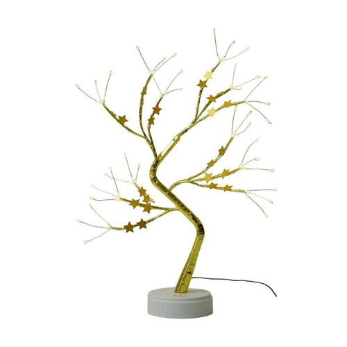 Χριστουγεννιάτικο επιτραπέζιο διακοσμητικό δεντράκι με φωτισμό - 153117 - Warm White