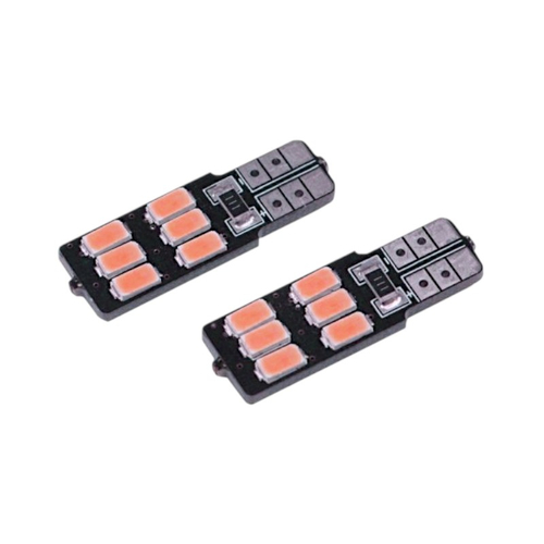 Λαμπτήρες LED - T10 - Canbus - R-DT10F-01AU - 2pcs - 110188 - Red