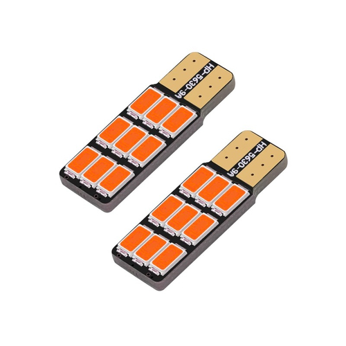 Λαμπτήρες LED - T10 - R-DT10F-02AU - 2pcs - 110189 - Red