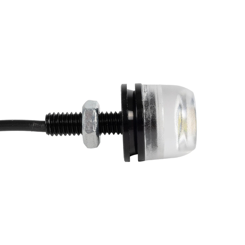 GLOBOSTAR® PLATELIGHT 81632 Φως Πινακίδας & DRL LED 3W/6W 270lm/540lm 120° DC 12V Αδιάβροχο IP65 Ψυχρό Λευκό 6000K - Μαύρο - Μ1.8 x Π3.8 x Υ1.8cm / Q0.5cm - Πακέτο 2 Τεμαχίων - 1 Χρόνο Εγγύηση