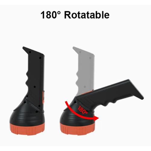 Επαναφορτιζόμενος φακός LED - 88069 - 182752 - Black/Silver