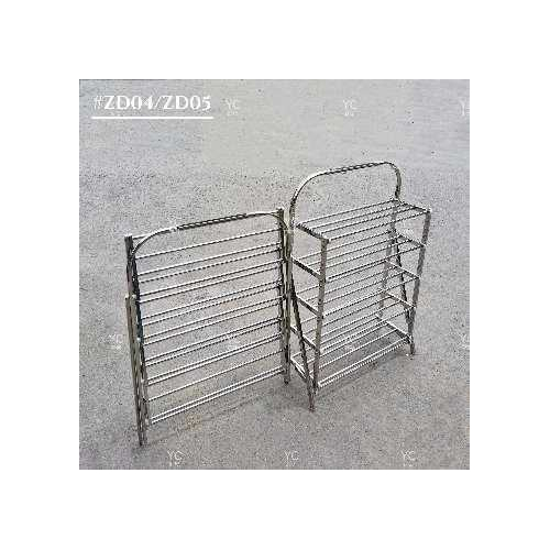 Πτυσσόμενη ραφιέρα παπουτσιών αλουμινίου 5 επιπέδων - ZD05 - 522671