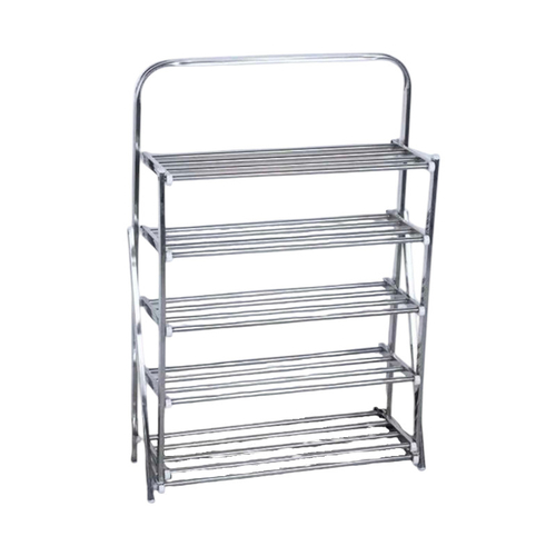 Πτυσσόμενη ραφιέρα παπουτσιών αλουμινίου 5 επιπέδων - ZD05 - 522671