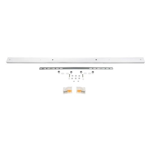 GLOBOSTAR® WALLBASE 77524 Γραμμική Μεταλλική Ροζέτα για Κρέμαση 4 Φωτιστικών - Λευκό - Μ120 x Π5 x Υ2cm