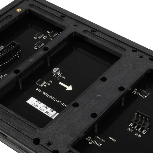 GLOBOSTAR® MODULCO 90385 Module Πλακίδιο Κυλιόμενης Ψηφιακής Επιγραφής/Οθόνης 32x16cm P10 LED 40W Nits ≥5500cd/㎡ DC 5V Αδιάβροχο IP65 RGB - Μ32 x Π16 x Υ1.8cm - 2 Χρόνια Εγγύηση