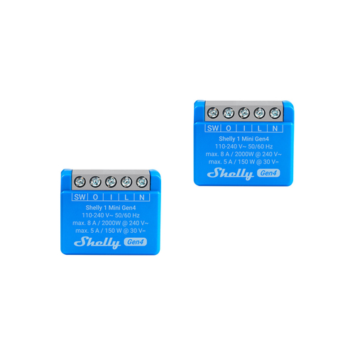 3800238070793 | Shelly 1 Mini Gen4 2-pack - EAN 3800238070793