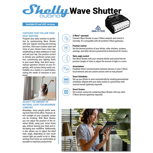 3800235269008 | Shelly Qubino Wave Shutter - EAN 3800235269008
