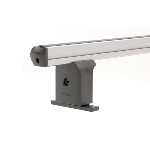 MENABO Πλήρες Σετ με Τέσσερις (4) Μπάρες Οροφής Αλουμινίου Airdyn και Άκρα Τοποθέτησης για FORD Transit II Connect (L2) Επαγγελματικό Όχημα - 4 τεμ. (4x10320/MB+4x13560/MB)