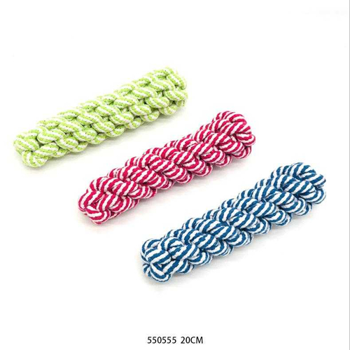 Παιχνίδι σκύλου σχοινί πλεκτό - 20cm - 12pcs - 550550