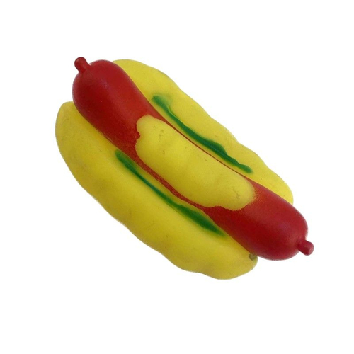 Παιχνίδι σκύλου Latex Hot Dog - 13.5x8cm - 12pcs - 550320