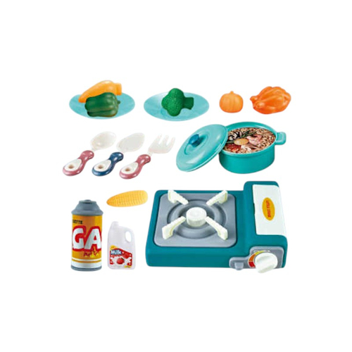 Σετ παιδική εστία μαγειρέματος με κουζινικά - HZ-6 - 917296