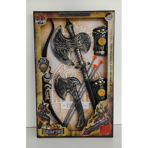 Σετ αρχαίου πολεμιστή με πανοπλία και αξεσουάρ - 205-13 - 917278