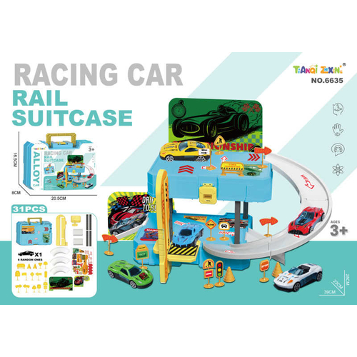 Πίστα αυτοκινητόδρομος Parking σε βαλιτσάκι - 6635 - 917334