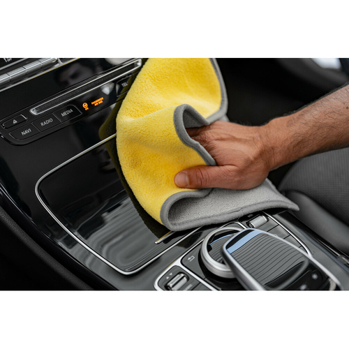 Lampa Πανάκι καθαρισμού Microfibre (Μικροΐνες) Διπλής Όψης Premium (30x30 cm) - Γκρι / Κίτρινο 1Τεμ. (L3717.9)