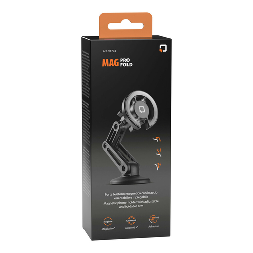 Lampa Μαγνητική Βάση Αυτοκινήτου Τηλεφώνου Mag Pro Fold - Ρυθμιζόμενος & Πτυσσόμενος Βραχίονας 1τεμ (L9179.4)