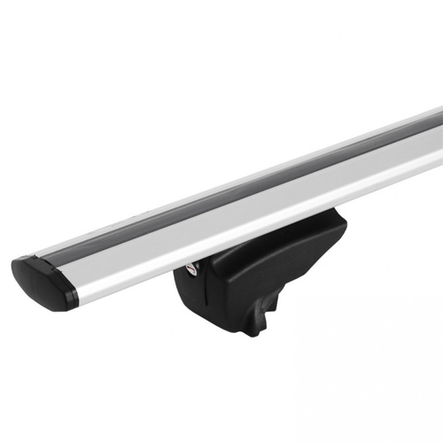 MENABO ΜΠΑΡΕΣ ΟΡΟΦΗΣ ΑΛΟΥΜΙΝΙΟΥ LINCE XL SILVER 135 cm ΣΕ ΑΣΗΜΙ ΧΡΩΜΑ ΓΙΑ Peugeot 4008 5 doors 2010>2013 ΜΕ FLUSH RAILS - 2 ΤΕΜ (8880/MB)