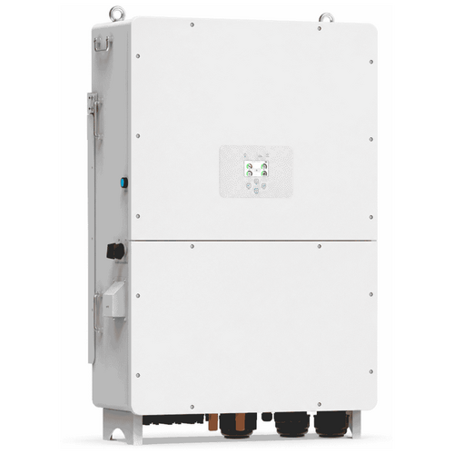 Υβριδικός inverter 125kW Deye SUN-125K-SG02HP3-EU-GM10 τριφασικός HV λευκό IP65