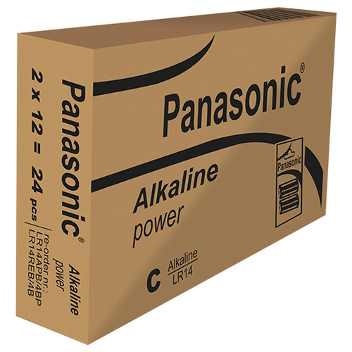 ELVHX - EL46LR14 | ΑΛΚΑΛΙΚΕΣ ΜΠΑΤΑΡΙΕΣ PANASONIC® LR14 ΜΕΣΑΙΑ C (τιμή τεμαχίου)