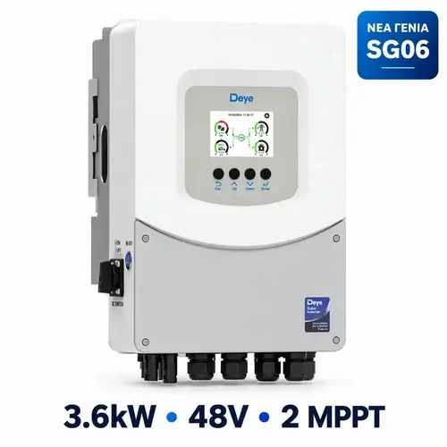 Deye SUN-3.6K-SG06LP1-EU-BM2 Hybrid Inverter 3.6kW 48V SG06