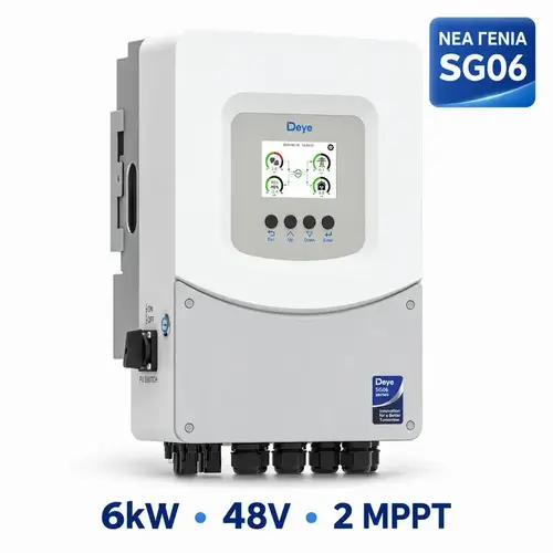 Deye SUN-6K-SG06LP1-EU-BM2 Hybrid Inverter 6kW 48V SG06